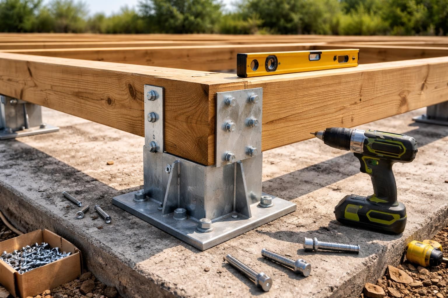 découvrez les meilleures techniques pour ancrer et fixer solidement vos constructions en bois, assurant stabilité et durabilité à vos structures.