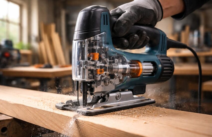 découvrez le fonctionnement d'une scie sauteuse, son mécanisme précis et les astuces pour une utilisation optimale dans vos projets de découpe.