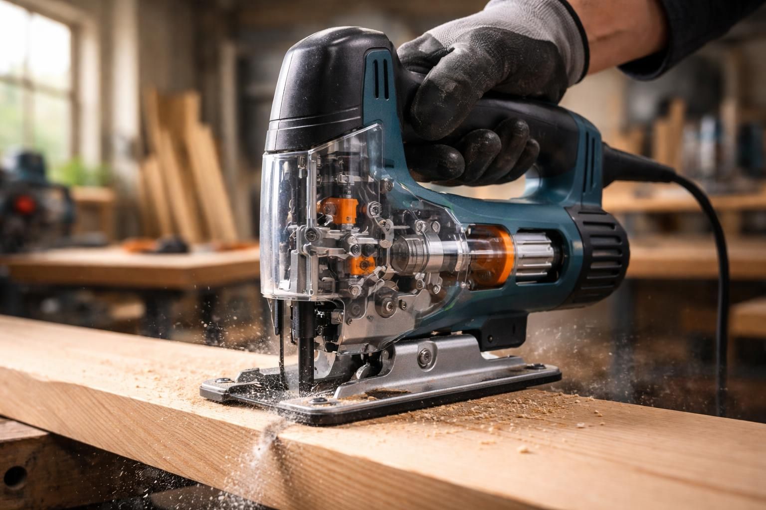 découvrez le fonctionnement d'une scie sauteuse, son mécanisme précis et les astuces pour une utilisation optimale dans vos projets de découpe.