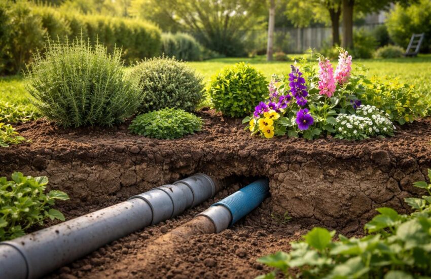 découvrez quelles plantes choisir pour jardiner près des canalisations sans risquer de les endommager et profiter d'un espace vert sécurisé.