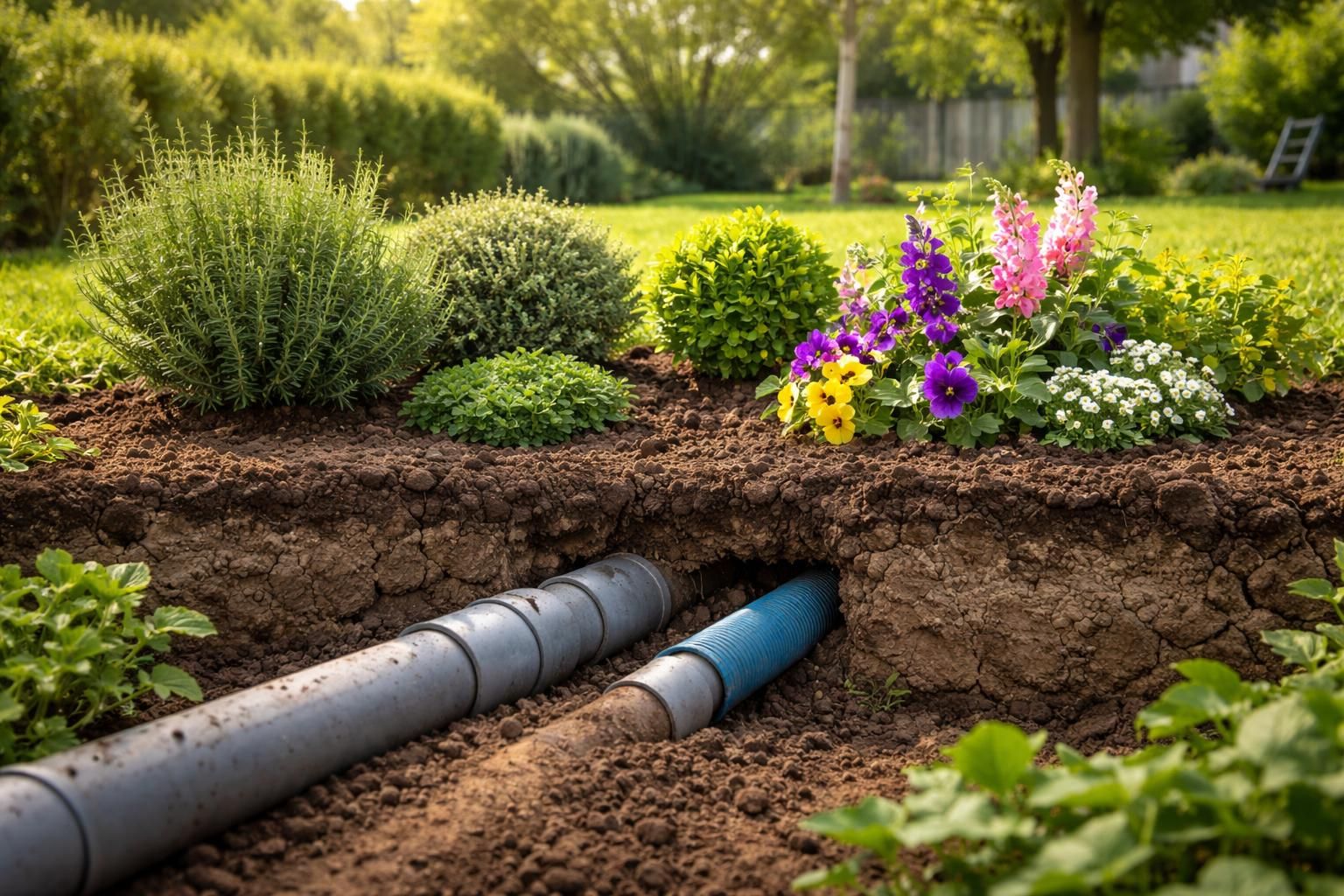 découvrez quelles plantes choisir pour jardiner près des canalisations sans risquer de les endommager et profiter d'un espace vert sécurisé.