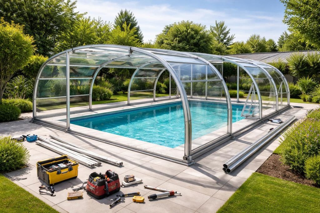 découvrez comment fabriquer un abri piscine en polycarbonate facilement pour protéger votre piscine des intempéries et prolonger sa durée de vie.