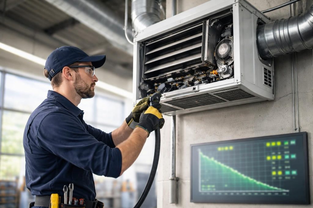 découvrez comment la maintenance régulière d'un aérotherme gaz peut optimiser son efficacité et réduire vos coûts énergétiques.