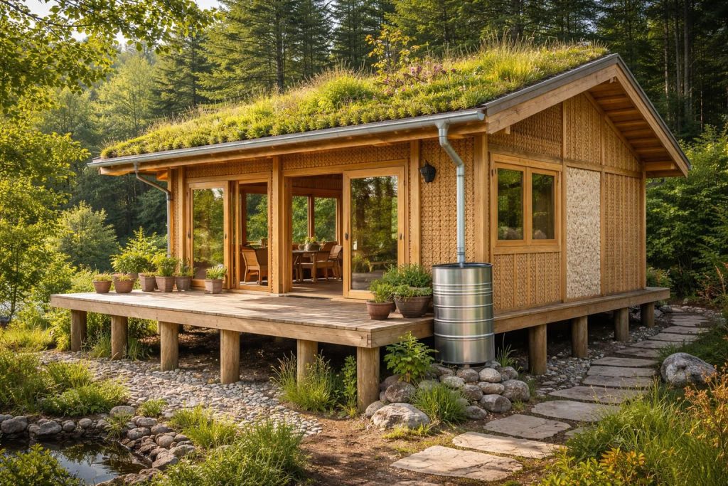 découvrez les matériaux écologiques idéaux pour construire un chalet en bois sur pilotis sans permis de construire, alliant respect de l'environnement et légèreté administrative.