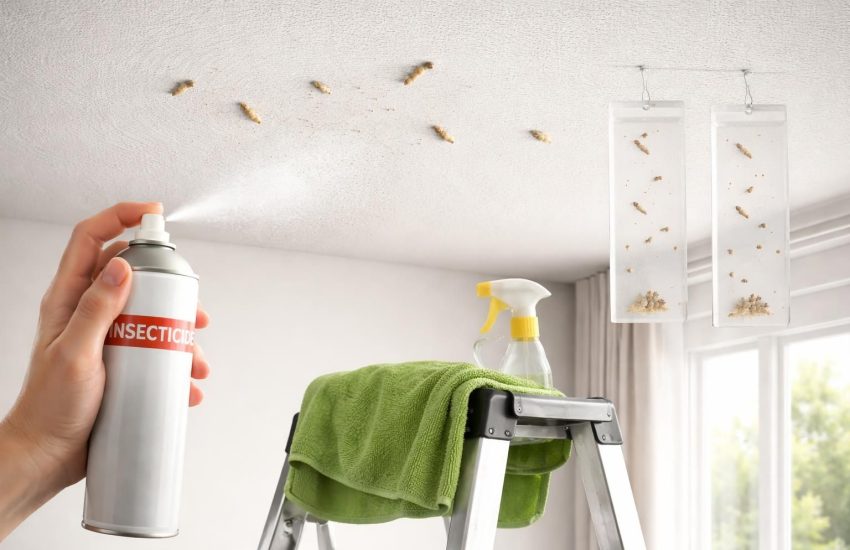 découvrez les meilleures méthodes efficaces pour éliminer les larves de mites au plafond et protéger votre intérieur durablement.