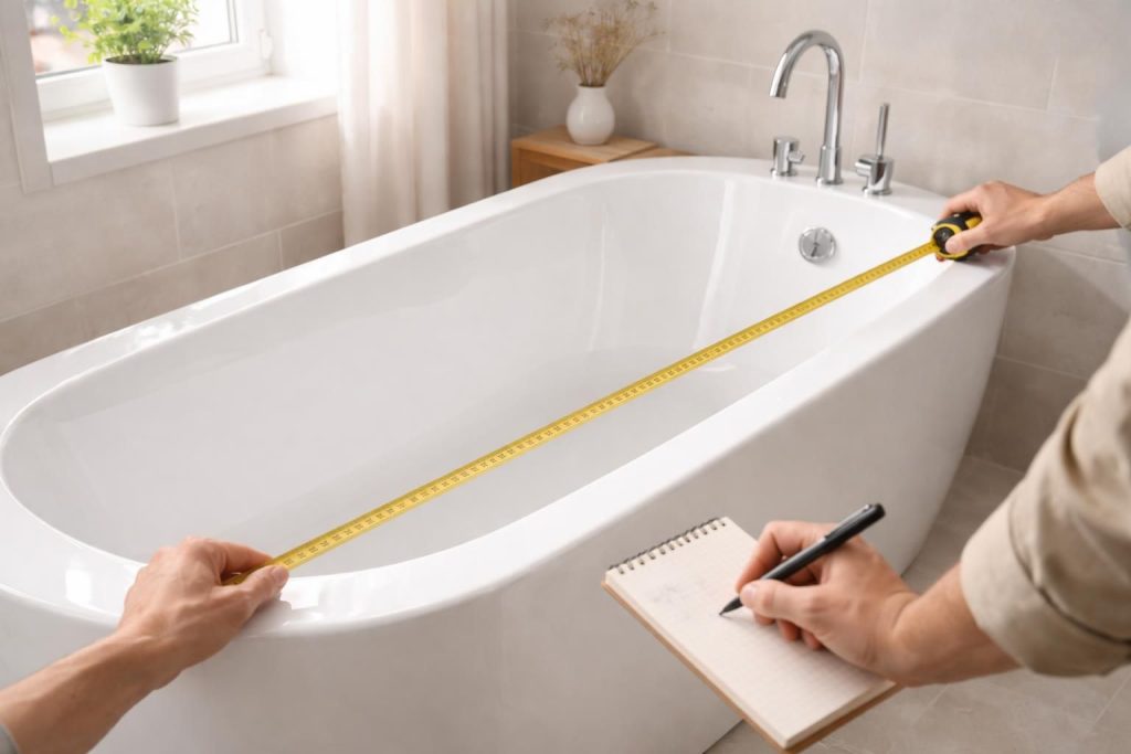 découvrez comment mesurer correctement votre baignoire pour un ajustement parfait. guide simple et pratique pour prendre les bonnes dimensions et éviter les erreurs.