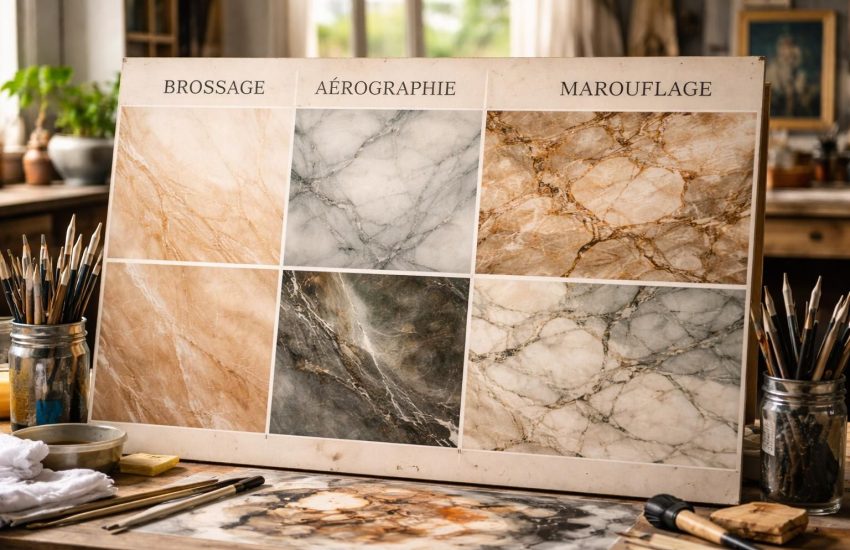 découvrez les meilleures techniques et finitions pour peindre le marbre avec succès. guide complet pour sublimer vos surfaces en marbre grâce à des astuces professionnelles.