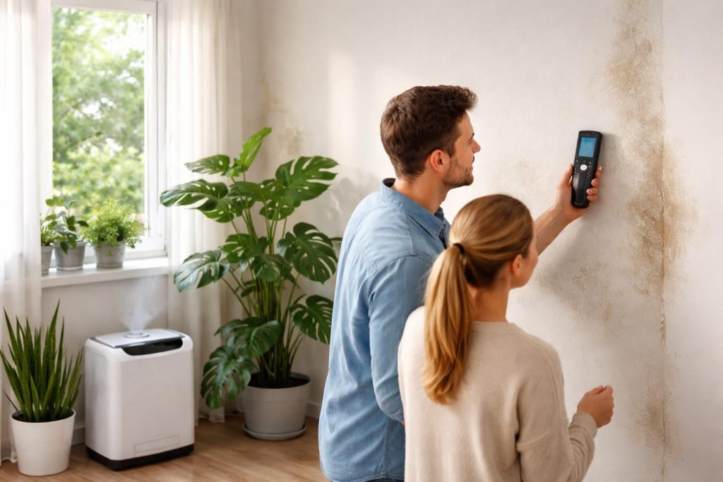 découvrez nos astuces pour contrôler le taux d'humidité sur les murs en plâtre et préserver un intérieur sain et confortable.