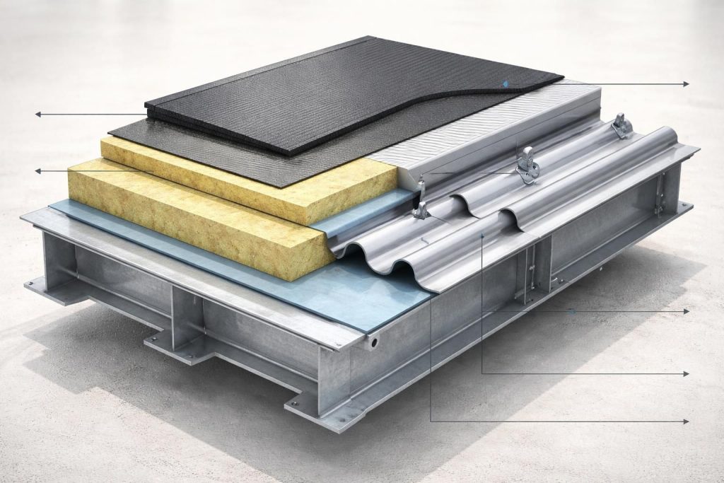 découvrez tout ce qu'il faut savoir sur le schéma du toit plat en bac acier pour garantir une construction durable et réussie. guide complet et conseils pratiques.